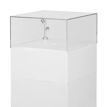 Vitrine-cloche EasyCubes, éclairage compris