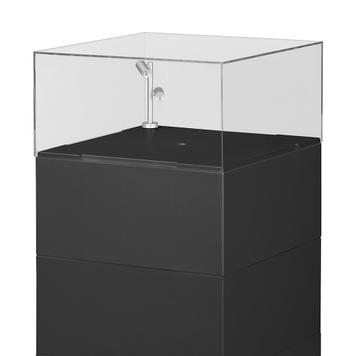 Vitrine-cloche EasyCubes, éclairage compris